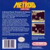Metroid II - Return of Samus Box Art Back